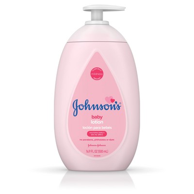 johnson lotion pink