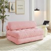 Mjkone Folding Sofa Bed, Convertible Sleeper Chair with Pillow - 3 of 4