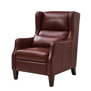Roger Genuine Leather Armchair| HULALA HOME - 1 of 4