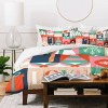 Deny Designs Twin/ Twin Extra Long Emanuela Carratoni Christmas Patchwork Duvet Cover and Pillow Sham Red - 3 of 4