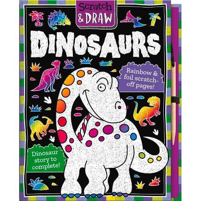 Scratch and Draw Dinosaurs - by  Nat Lambert (Hardcover)