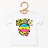 The Juniper Shop SmileyWorld Bruh Paint Drip Distressed Toddler Short Sleeve Tee - 2 of 4