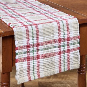 Park Designs Cozy Christmas Chindi Table Runner 13" X 36" - 1 of 4
