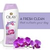 Olay Fresh Outlast Body Wash, Orchid & Black Currant, 30 fl oz - 3 of 4