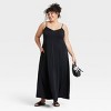 Women's Seamed Maxi A-Line Dress - Ava & Viv™ - 3 of 3