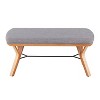 42" Folia Wood Bench - LumiSource - 4 of 4
