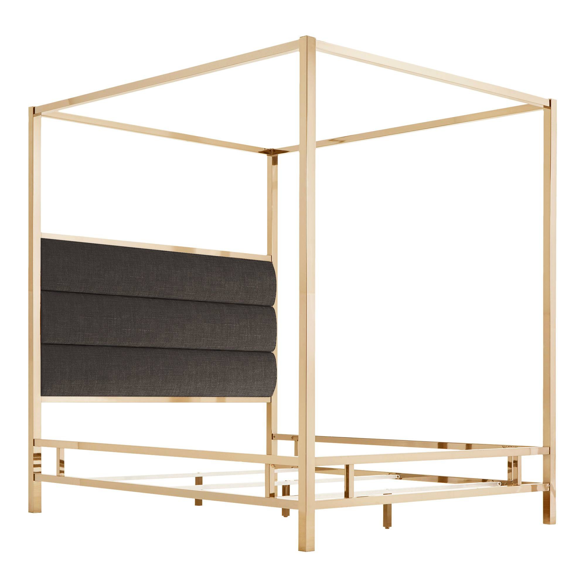 Champagne gold on sale canopy bed