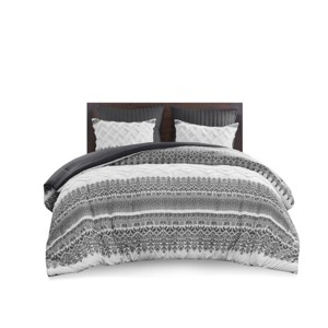 ChicFurnit Bedding Set Tufted Chevron Cotton Comforter Set with Hypoallergenic Fill for Cozy Bedroom, 494.99, 19"*13.5"*13.5" - 1 of 4