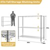Height-Adjustable Garage Wire Shelving Unit - 2 of 4