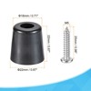Unique Bargains Round Non-Slip Furniture Protector with Stainless Steel Washer and Screws 10 Pcs - 2 of 4