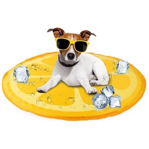 Chill Out - Dog Cooling Mat - Orange Cooling Mat for Summer - 1 of 4