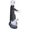 Nightmare Before Christmas Airblown Inflatable Jack Skellington Halloween Town Scene Disney, 6 ft Tall, Multi - 3 of 4