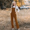 Women's Chic Corduroy Tie Strap Jumpsuit Overalls - Cupshe - 2 of 3