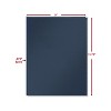 ComplyRight 1-Pocket Tax Presentation Folder Navy Blue 50/Pack (PNBF8) - 2 of 3