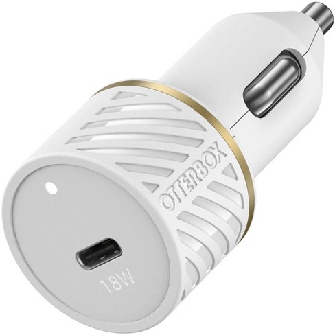 OtterBox USB-C 18W Fast Charge Car Charger (78-52703) Cloud Dust (White) - image 1 of 3