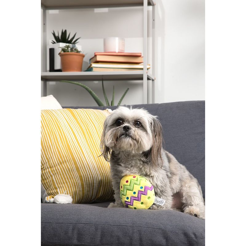 Midlee Easter Egg Dog Toy, Small (Yellow), 4 of 9