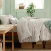 Bedsure Pinch Pleat Comforter Set,Textured Bedding with Elegant Pintuck Design, Soft and Lightweight - 2 of 4