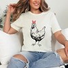 Simply Sage Market Women's Chicken With Bandana Short Sleeve Graphic Tee - 2 of 3