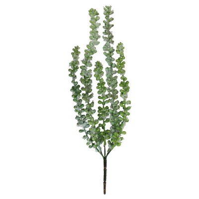 16.5" Green Frosted Plastic Donkey Tail Succulent Spray