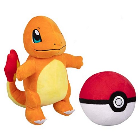 Wicked Cool Toys Pokemon Pokeball And 8 Charmander Plush Stuffed Animal Toy  - Set Of 2 : Target