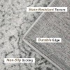 Acekool Area Rug Soft Plush Non Shedding Low Pile Stain Resistant Non Slip Accent Carpet for Living Room Bedroom Nursery - 3 of 4