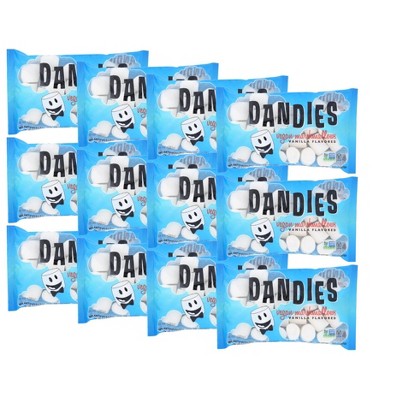 Dandies Vegan Vanilla Flavored Marshmallows - Case of 12/10 oz