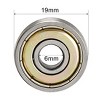 Unique Bargains Deep Groove Ball Bearing 626ZZ Double Shield Carbon Steel Bearings 10 Pcs - 4 of 4