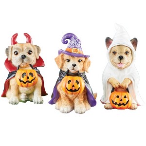 Collections Etc Halloween Trick-or-Treat Dog Sitters - Set of 3 - 1 of 2