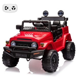 Kids Ride On Car, Licensed Toyota Ride On Truck, 12V Electric Toy Car with Parent Remote Control, 3 Speed, MP3 Music, LED Lights - 1 of 4