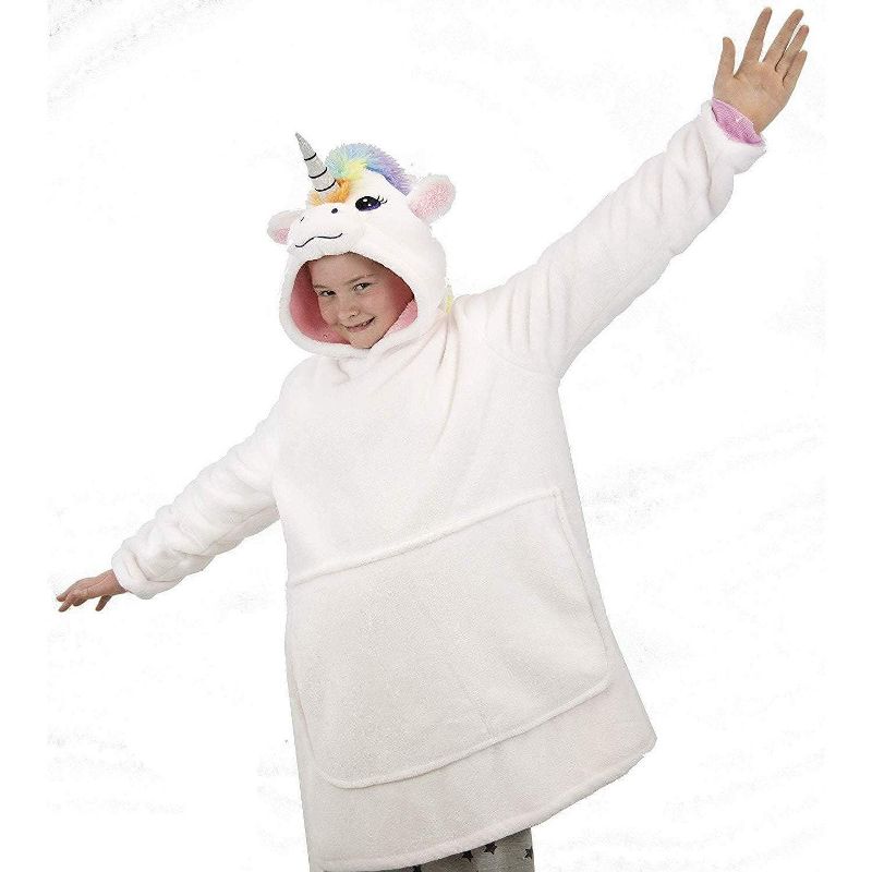 Plushible Snugible Unicorn Oversized Hooded Costume/Blanket Hoodie, 5 of 6