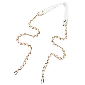 Unique Bargains Metal Corrosion-Resistant PU Leather Purse Flat Chain Strap - 1 of 4