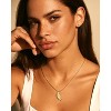Molenia Gold Boho Leaf Necklace Women: 14K 925 Sterling Silver Dainty Hawaiian Necklace Everyday Jewelry Cute Birthday Anniversary Holiday Gifts - 4 of 4