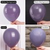 PartyWoo Balloons Dusty Purple Dark 18 12 10 5 Inch 100 pcs - 3 of 4