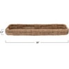 Storied Home Hand-Woven Bankuan Tray with Handles - 2 of 2