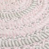 Colonial Mills Bella Nursery - Pink Grey 5 Ft x8 Ft Oval Rug Indoor 70% Polyester/30% Cotton - 2 of 3