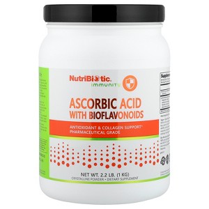NutriBiotic Immunity, Ascorbic Acid with Bioflavonoids, 2.2 lb (1 kg) - 1 of 4