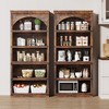 Arched Bookcase 5 Shelf Bookshelf 68.7 in Tall Bookcase Farmhouse Curved Storage Rack Wooden Bookshelves for Home Office, Living Room - 3 of 4