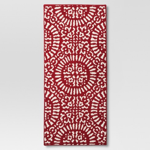 red kitchen rugs