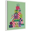 Amanti Art Christmas Tree Presents by Rachel Lee 3 Birdies Studio Canvas Art Framed - 2 of 4