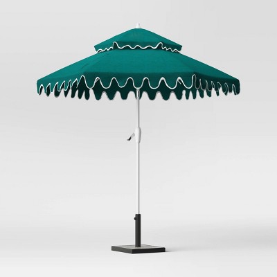 teal umbrella