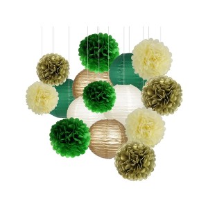 Empire DigiLabs Elegant Round Decorative Paper Lanterns - 1 of 3