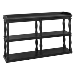 NicBex 3-Tier Console Table with Open Storage Space Narrow Long 59.8''Entryway Table with Roman Column Effect Support Legs for Living Room - 1 of 4