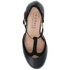 Journee Collection Womens Olina Wide Width Round Toe High Block Heel Pumps - image 4 of 4