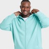 Men's Cotton Fleece Full Zip Hooded Sweatshirt - All In Motion™ - 3 of 3