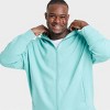 Men's Cotton Fleece Full Zip Hooded Sweatshirt - All In Motion™ - image 3 of 3