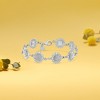 Ross-Simons Italian Sterling Silver Sunflower Bracelet - 3 of 4