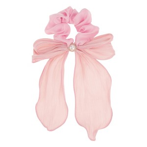 Unique Bargains Stylish Creased Ribbons Hair Tie 1 Pc - 1 of 4