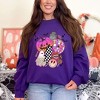 Simply Sage Market Women's Graphic Sweatshirt Pumpkin Ghost Collage - 2 of 4