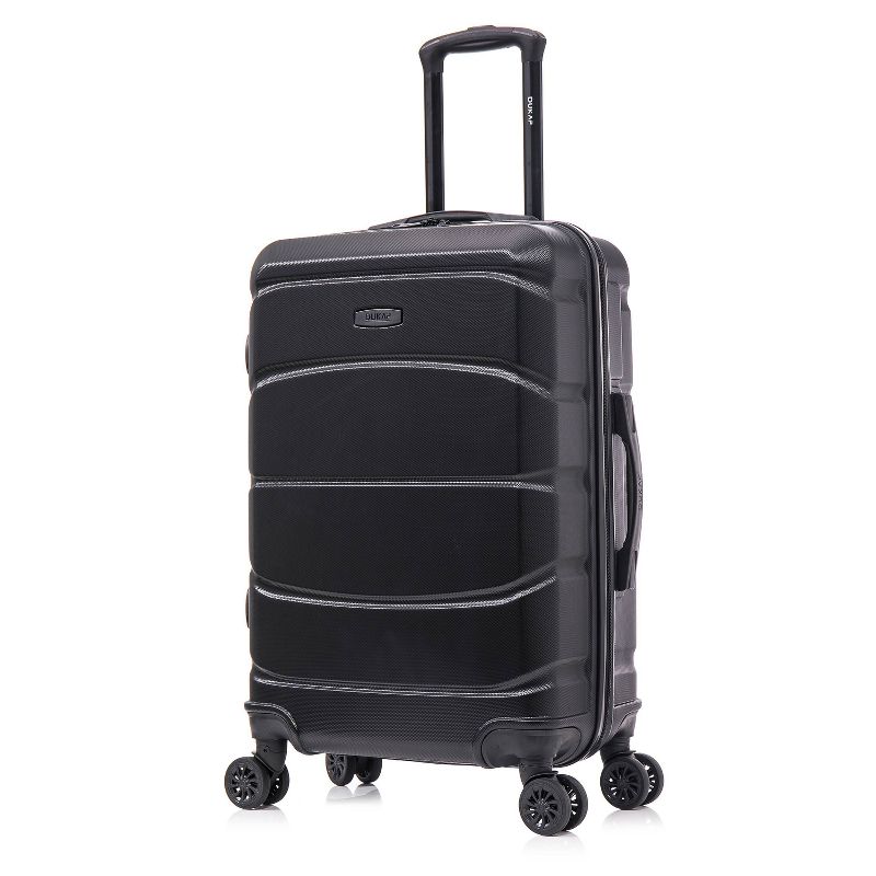 DUKAP Sense Lightweight Hardside Medium Checked Spinner Suitcase - Black, 1 of 18