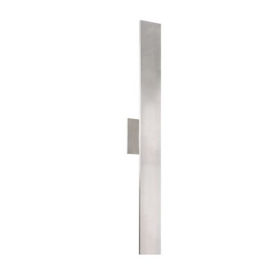 Elegant 36" Brushed Nickel Aluminum LED Wallchiere